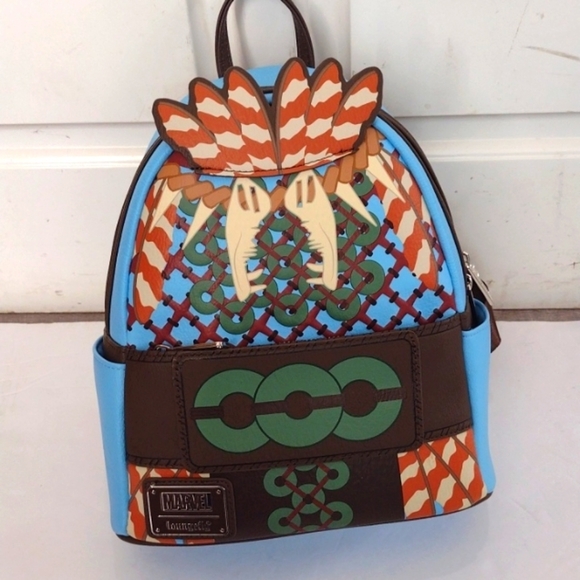 NWT Loungefly Black Panther Mini Backpack Marvel Wakanda - Picture 9 of 9